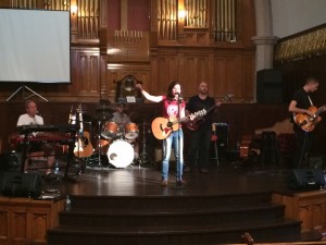 Rehearsing at the Lantern Church